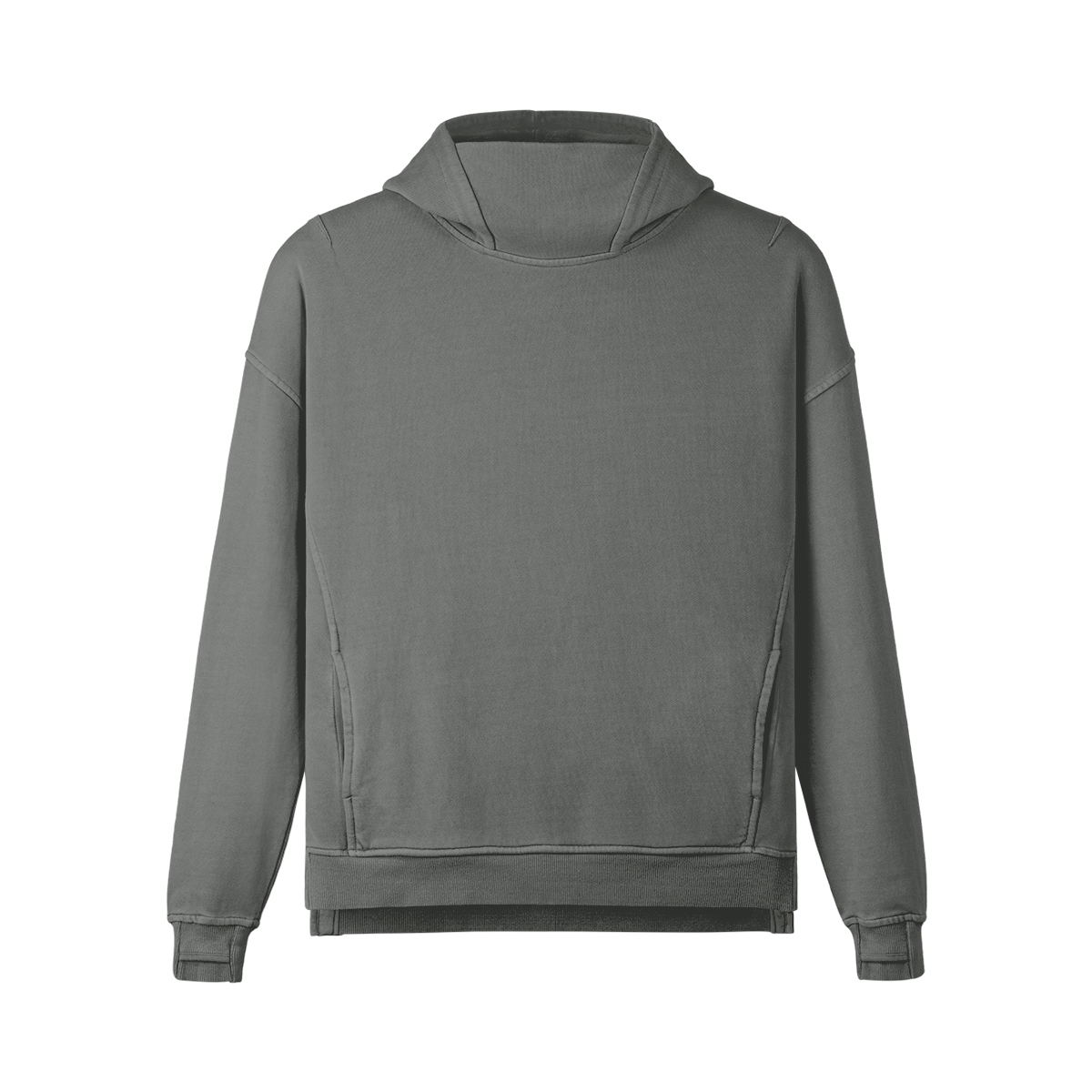 Cross relaxed turtleneck hoodie